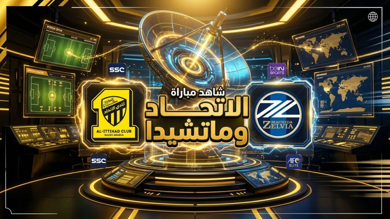 تردد القنوات الناقلة لمباراة الاتحاد وماتشيدا زيلفيا في دوري أبطال آسيا للنخبة